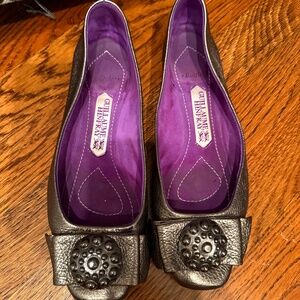 Guillaume Hinfray Matte Silver Flats